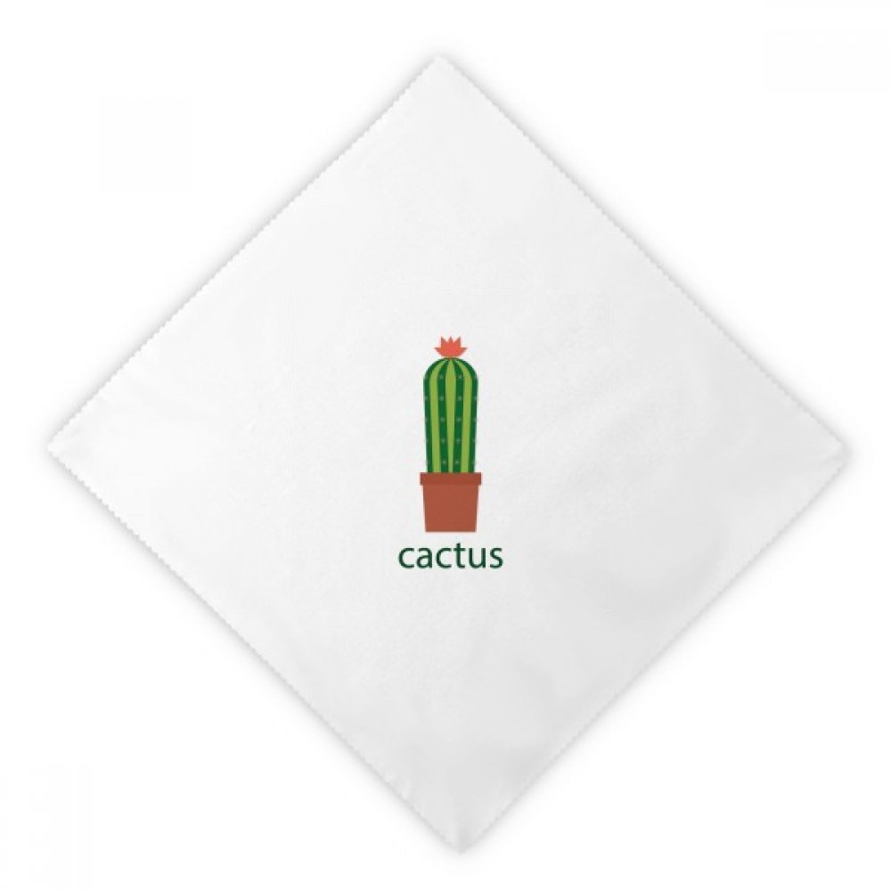 Servilletas de tela reutilizables lavables con estampado de suculentas 2 uds