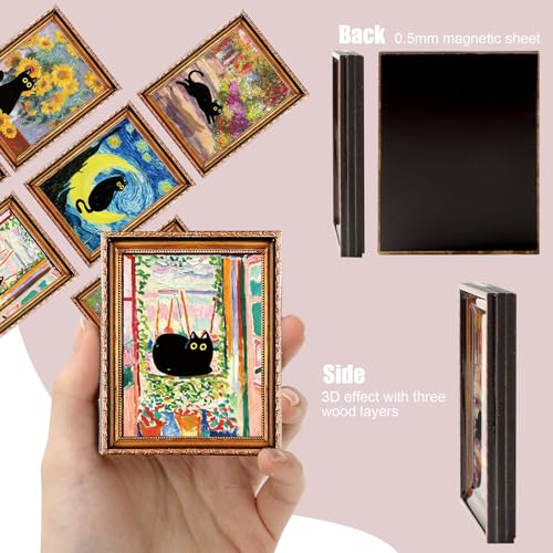 Imanes decorativos rectangulares para refrigerador x6 miniatura 3