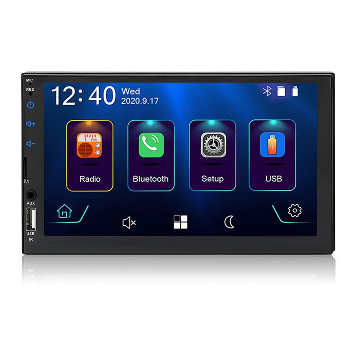 7 "HD 2 din Radio samochodowe Autoradio CARPLAY multimedialny odtwarzacz MP5 Bluetooth 2din samochodowe stereo kamera tylna ISO Android Mirror Link