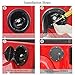 RT-TCZ Fuel Filler Door Locking Gas Tank Cap Cover Accessories for 2007-2017 Jeep Wrangler JK & Unlimited Sport Rubicon Sahara,Locking Black