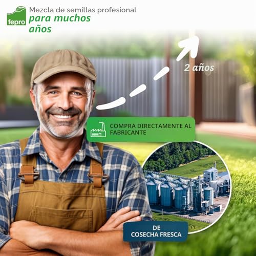 Semillas de césped resistentes a la sequía y de germinación rápida para 200 m² 7