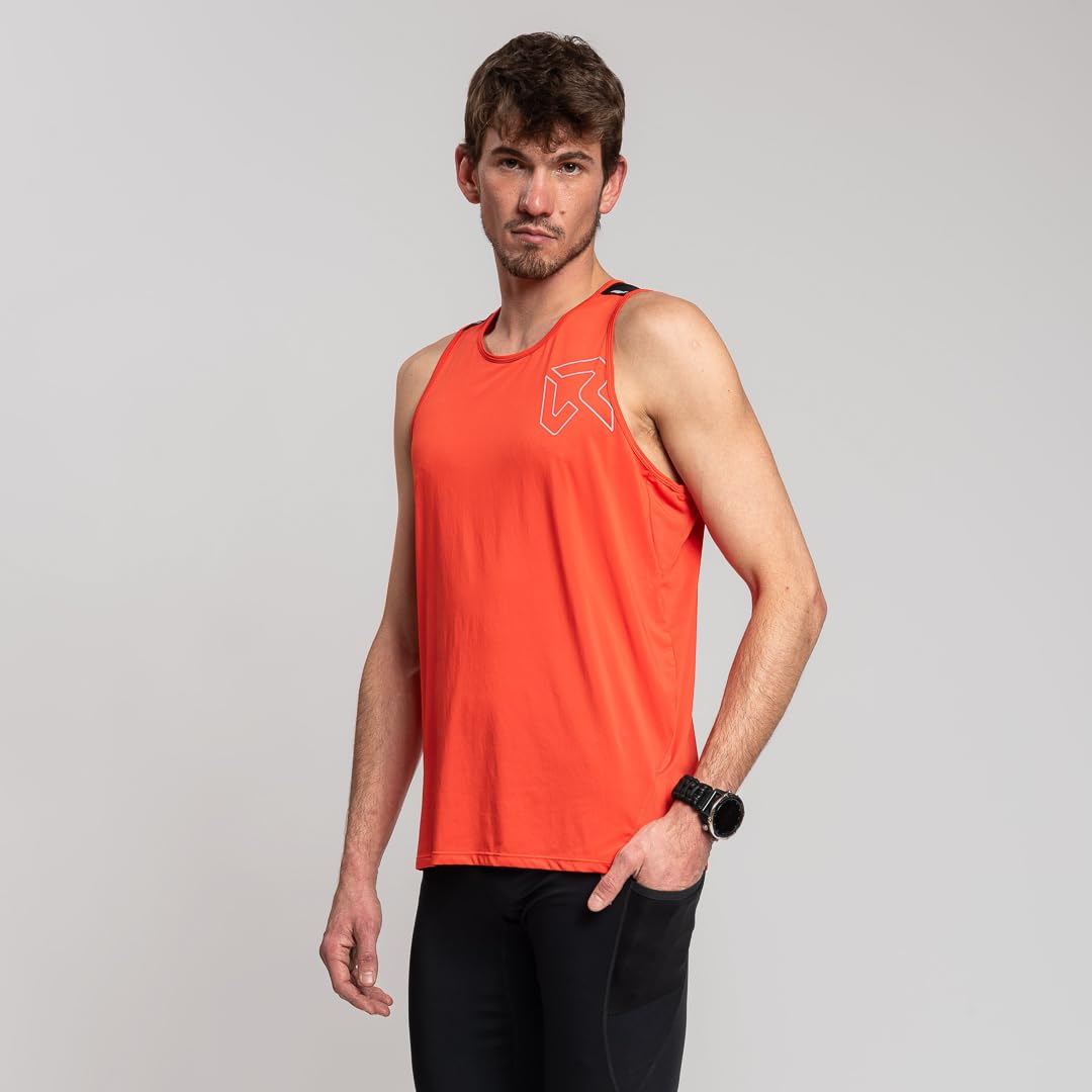 Rock Experience Ink Man Tank Canotta Traspirante Sportiva Uomo (Pacco da 1)