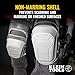 Klein Tools 60897 Knee Pads for Men and Women, Non-Marring, Heavy Duty Stabilizer Work Knee Pads, Adjustable Straps for Construction and Flooring