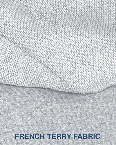 bebe Womens Sweatpants with Pockets, French Terry Joggers for Women, Comfy and Cute Sweatpants, Lounge Pants (Heather Grey, 1X)