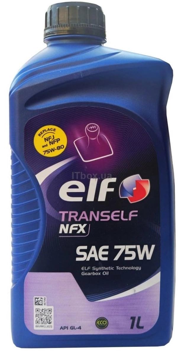 Amazon.co.jp: elf ギアオイル 1L トランスエルフ NFX 75W API