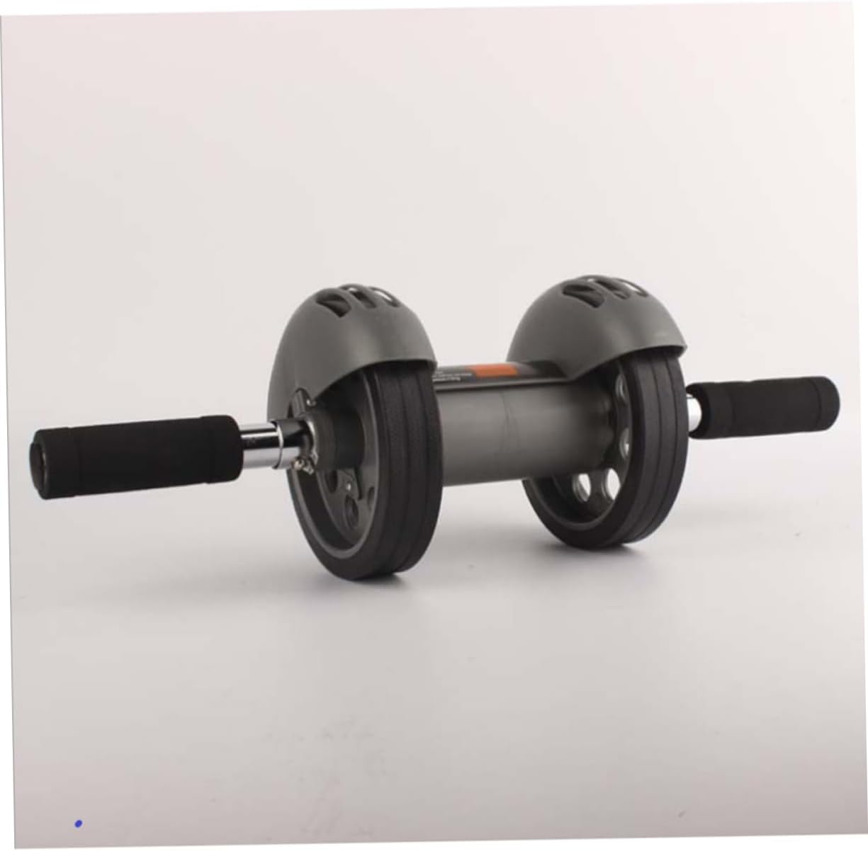 Automatic Rebound Ab Roller Wheel with Dual Wheels and Blue Kneeling Pad Core Workout Trainer for Abs Arms Back Strengthening Low Noise Design for Home Gym Fitness