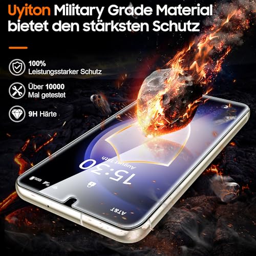 Image of SHILD - (Pack of 1) UV Tempered Glass Screen Protector for --------- 5G (6.8 inch) | 9H Hardness | HD Clarity | Fingerprint Unlock Compatible | Full Edge-to-Edge Coverage | Easy UV Installation (Clear UV, S23 Plus)