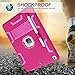 BENTOBEN for iPad 9th/8th/7th Gen Case - 10.2-inch 2021/2020/2019 Rugged Shockproof Protective Cover with Stand, Pen Holder, Hot Pink