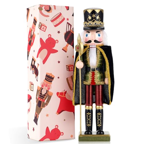 Nussknacker Grün 3 38cm(12 Zoll) großer Weihnachten Nussknacker mit Umhang...