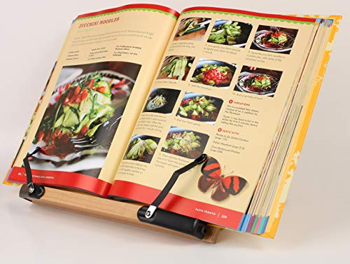 A+ Book Stand Bs1500 Book Holder 11.8X8.5" For Heavy Textbook Reading Cookbook Adjustable Angle Foldable Sturdy Portable Sheet Music Recipes Ring Binders Home Office Kitchen Lightweight Bookstand #TOP7