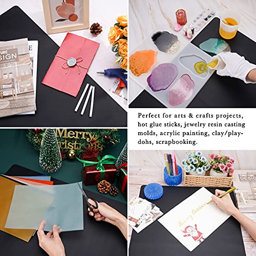 image for Gartful Oversize Black Silicone Sheet Multipurpose Mat for Crafts Jewe