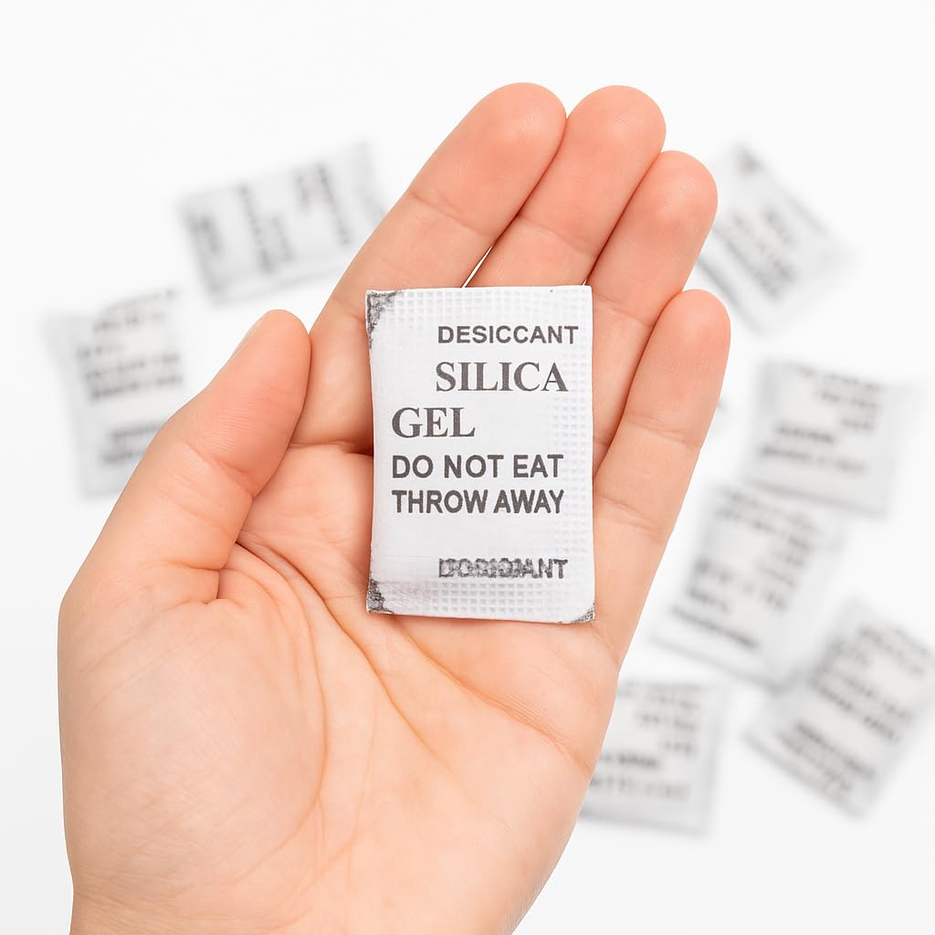 Moisture Absorber 5 Gram 25 Packets | Silica Gel Desiccant Packets for Wardrobes, Rooms, Kitchen Silica Gel Pouches for Moisture Absorbers Pack of 25-picture-32