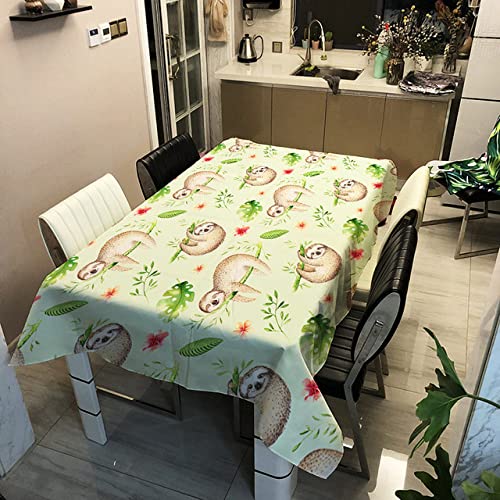 Nappe imperméable 140x350cm polyester imprimé ZB2120 anti-tache rectangulaire - 2