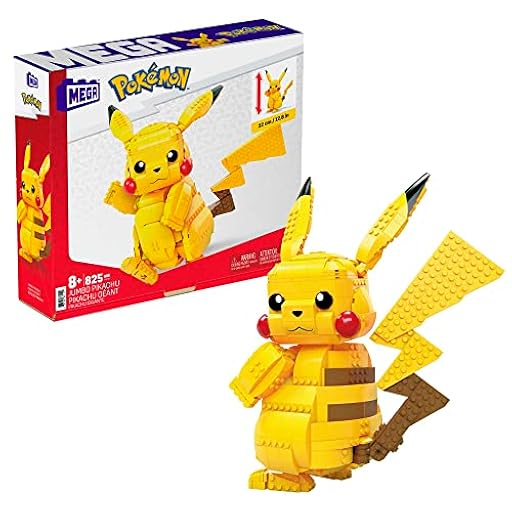 Mega Construx Pokemon Figura Jumbo Pikachu, juguetes niños +8 años (Mattel FVK81) | Ya disponible en tu tienda friki favorita! En mundofriki.es! Mega Construx Pokemon Figura Jumbo Pikachu, juguetes niños +8 años (Mattel FVK81) | Ya disponible en tu tienda friki favorita! En mundofriki.es!