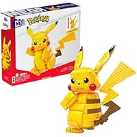 Mega Construx Pokemon Figura Jumbo Pikachu, juguetes niños +8
