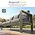 Wisteria Lane Aluminum Outdoor Patio Furniture Set,7 Seats Modern Patio Conversation Sets, Outdoor Sectional Metal Sofa with 5 Inch Cushion and Coffee Table for Balcony, Garden, Dark Grey