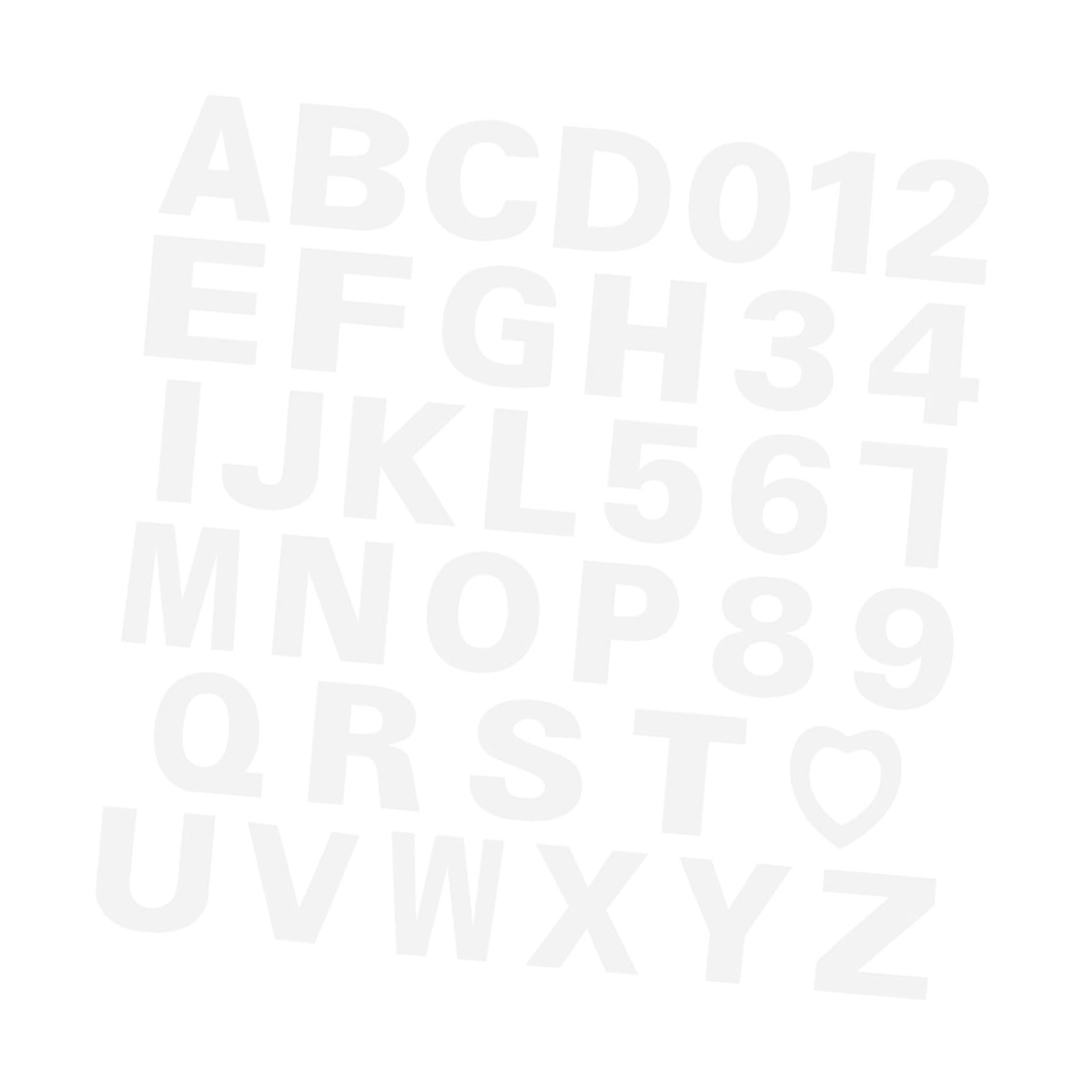 Générique Emporte-Pièces Alphabet, Chiffres et Cœurs 37 Pièces en Acier Carbone, Outil de Sculpture et Découpe pour Pâte Polymère, Gâteaux, Cookies, Loisirs Créatifs, 30X28X0.1Cm