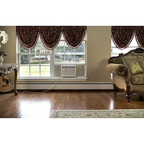 Emerson Quiet Kool Earc5Md1 5,000 115V Window Air Conditioner With Mechanical Rotary Controls Cools Rooms Up To 150 Sq. Ft. Quiet Operation Auto-Restart Washable Filter, 5000 Btu, White #TOP2