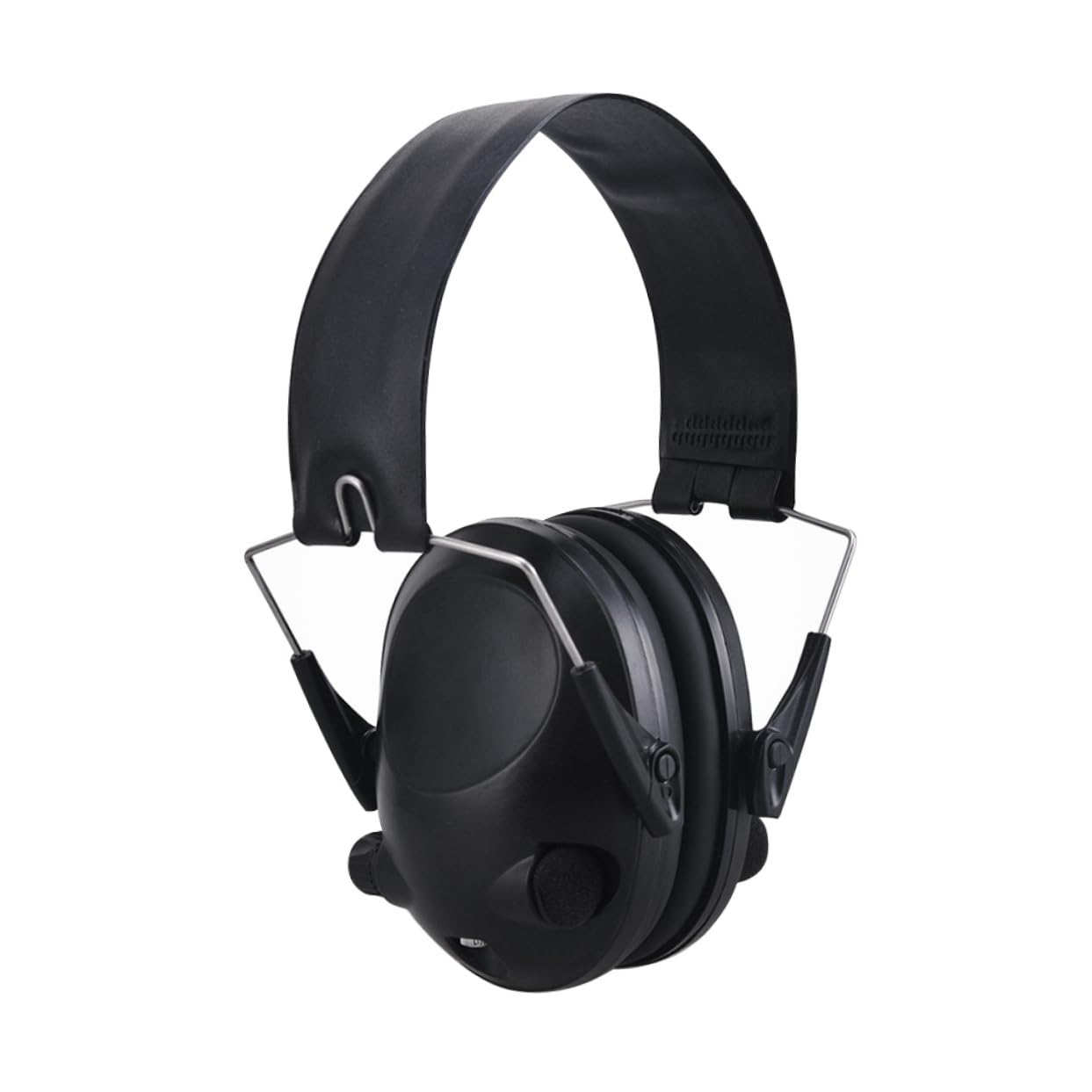 Orejeras Electrónicas Antiruido 21 Db Negras de Abs para Protección | Captación de Sonido, Uso en Tiro y Entorno Táctico, 1 Pieza, Diseño Inalámbrico Ajuste Cómodo