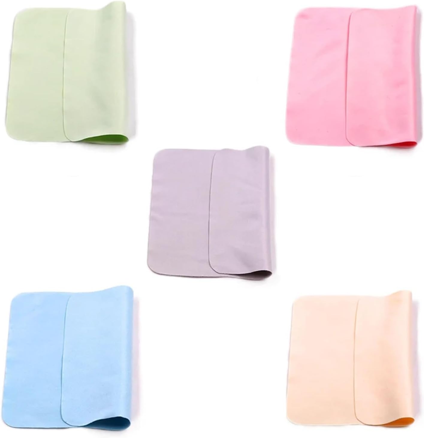 Eye Glass Clean Cloths 50PCS Soft Chamois Glasses Cleaner Eyeglasses Microfiber Clean Cloth for Lens Phone Screen Cleaning Wipes Tools