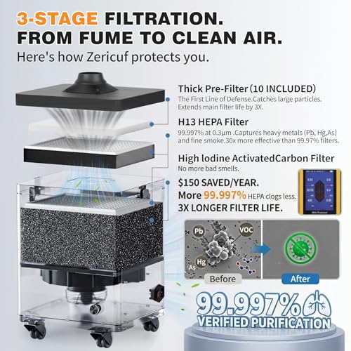 Zericuf Solder Fume Extractor