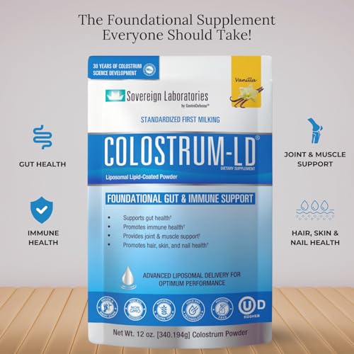 image for Colostrum-LD Liposomal Delivery - Colostrum Powder - Gluten-Free, Lact