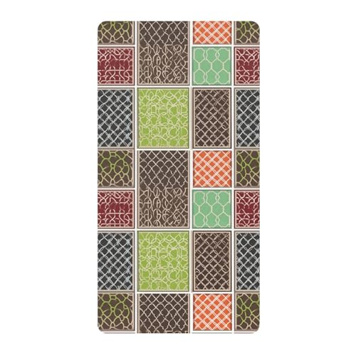 Drap de berceau en coton doux multicolore extensible pour lit bébé - 2