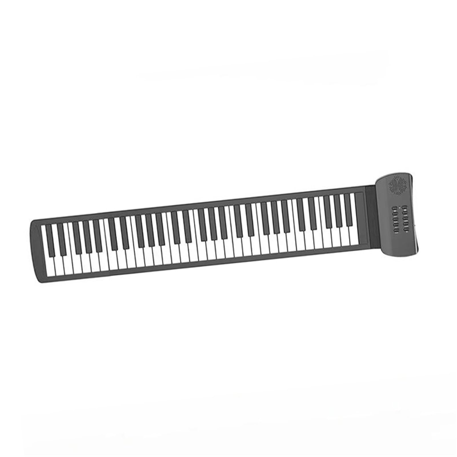 Profesjonalne Pianino Elektroniczne Profesjonalne 61 Klawiszowe Ręcznie Zwijane Elektroniczne Pianino Do Ćwiczeń Pogrubione Przenośne Z Silikonu