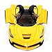 Ferrari La Ferrari RC Car Officially Licensed Replica Model Remote Control Vehicle 1/14 Scale (YELLOW)