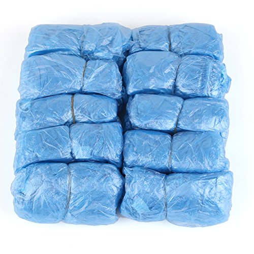 ANCOUS Disposable Non-Skid Shoe Covers 50 Pairs (100 Pcs) (50 Pairs/100 Pcs)