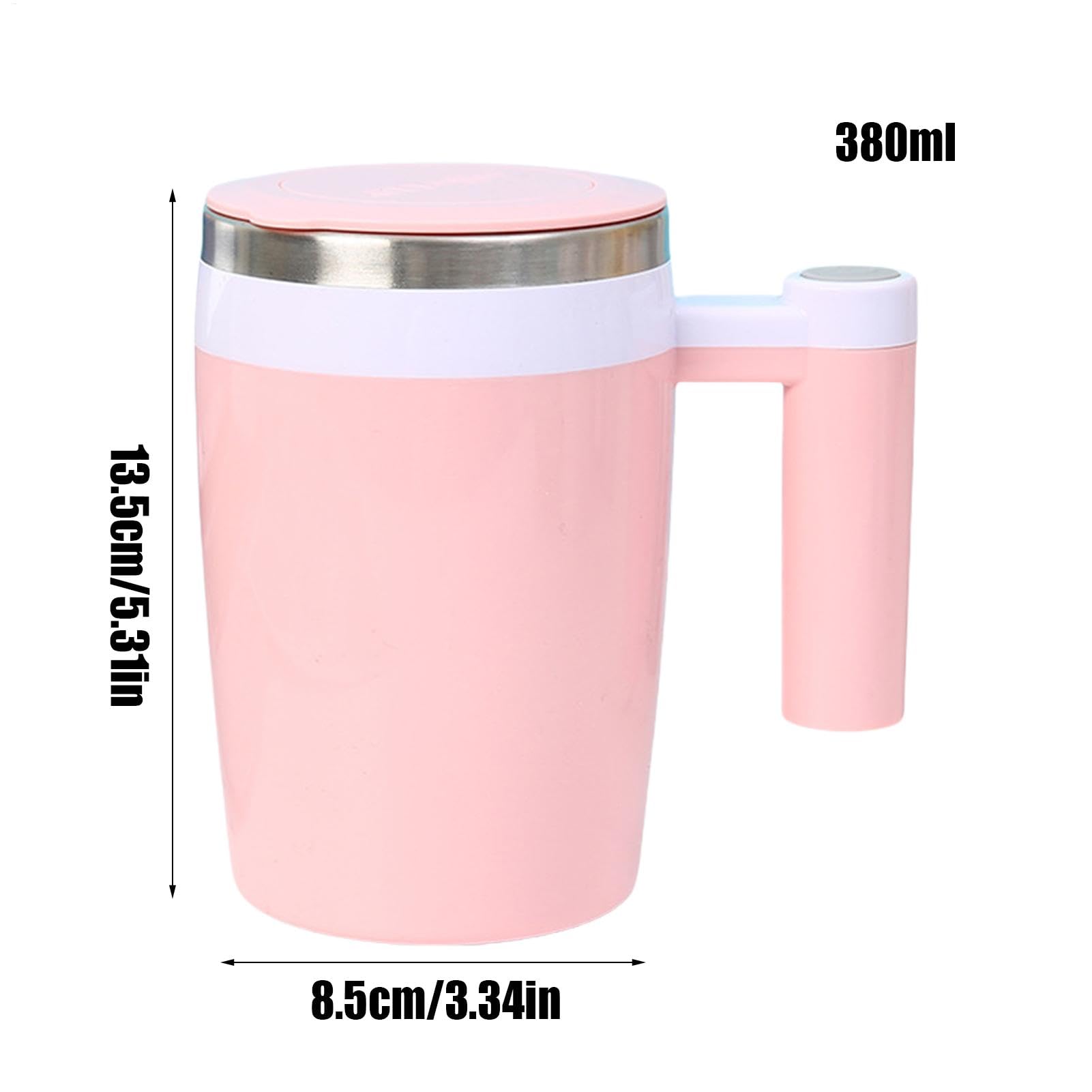 Automatyczny kubek do mieszania, magnetyczny kubek do kawy, przenośny elektryczny samomieszający się naczynia do picia automatyczny mikser do herbaty mlecznej czekolady, 13 x 8 cm