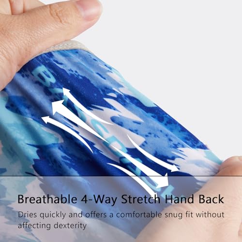 Image of Bassdash ALTIMATE UPF 50+ Women's Fishing Gloves UV Sun Protection Fingerless Gloves for Kayaking Paddling Hiking Cycling Driving Shooting Training