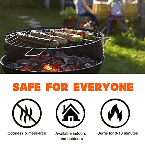 Quantfire Fire Starter-Pack Of 160 Charcoal Fire Starters For Campfires, Chimney, Grill Pit, Fireplace, Bbq & Smoker #TOP3