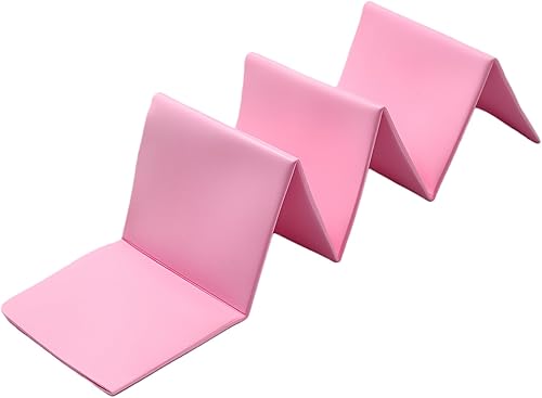 Tapete de yoga plegable Alfombrilla de fitness de viaje antideslizante para mujeres, 72 x 24 pulgadas, portátil Pilates con diseño de transporte,