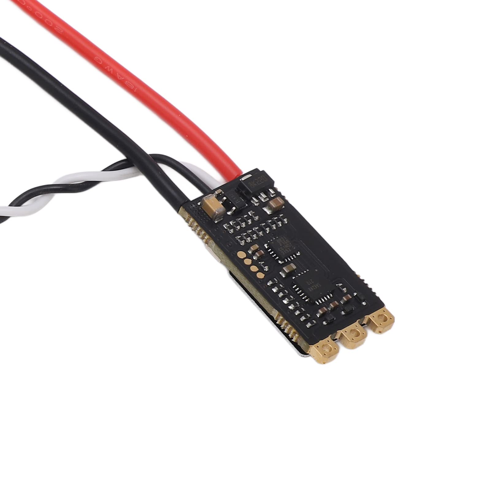 Czarny bezszczotkowy elektroniczny regulator prędkości RGB LED Wysoka prędkość kontrolująca Odporny na zakłócenia Bezszczotkowy ESC 35A