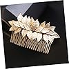 DECORNIJIA Peigne Cheveux Doré Accessoire Coiffure Mariage Élégant et Durable et Demoiselles Parfait pour Fêtes et #4