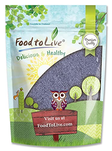 Food to Live Butterfly Pea Flower Powder, 8 Ounces - Pure, Raw, Vegan, Kosher, Ceremonial, Culinary, Blue Matcha is Great for Tea, Juices, Smoothies, Shakes, Drinks, and Food Coloring, Bulk