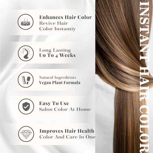 Joyful Young Vegan Semi-Permanent Hair Color Mask – Ammonia-Free, Paraben & Sulfate-Free Hair Dye & Depositing Conditioner, Plant-Based Formula, Long-Lasting Color in Minutes, 300ml (GOLDEN BLONDE)
