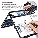 for Galaxy Fold-6 Case with Pen Holder: Business Fold6 Case with Hidden Kickstand Slide Camera Cover - Support Wireless Charging Fit Well for Samsung z6 fold 5G 2024 Black