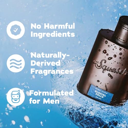 Image of Dr. Squatch Natural Cologne for Men - Scent-Lock Technology and Sustainably-Sourced Ingredients - Glacial Falls Cologne (1.7 fl oz)