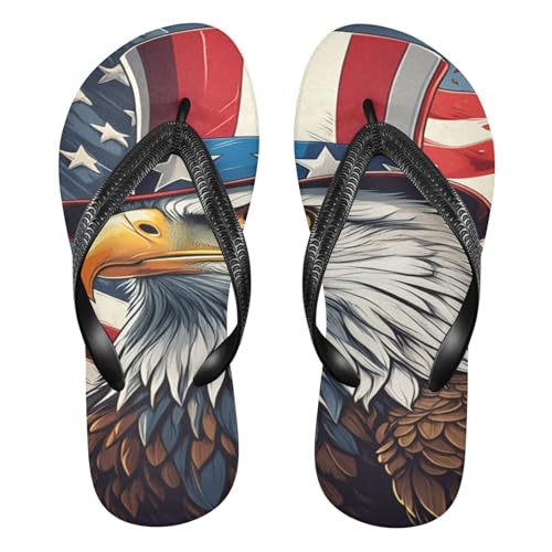 STAYTOP American Eagle Flip Flops Sandals of Men's & Women's,Sandals Beach Slippers Shower Slides