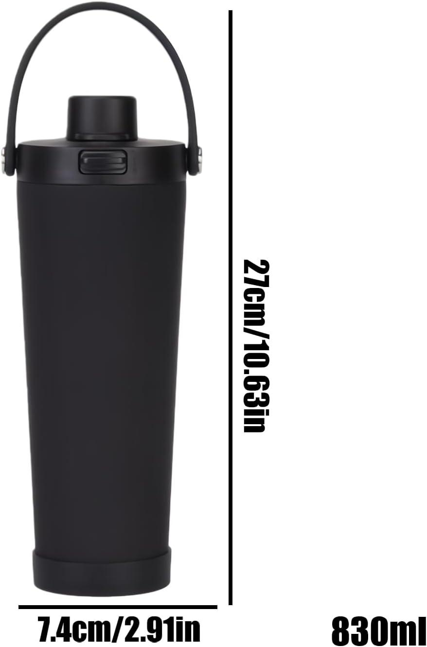 保温マグ - ストロー付き蓋カップ,セラミックコーティング 真空保温マグ | 旅行・キャンプ・オフィス・アウトドア・ピクニック・学校