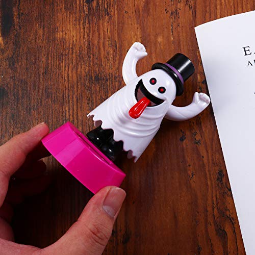 Amosfun Halloween Ghost Carro Balanço Ornamentos Boneca Balanço Presente de Dia das Bruxas