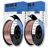 (2 Pack) PGN Solid MIG Welding Wire - ER70S-6 .030 Inch, 10 Pound Spool - Mild Steel MIG Wire with Low Splatter and High Levels of Deoxidizers - For All Position Gas Welding