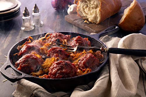 Image of Crucible Cookware 15-Inch Cast Iron Skillet Set (Pre-Seasoned), Including Large & Assist Silicone Hot Handle Holders, Glass Lid, Cast Iron Cleaner Chainmail Scrubber, Scraper | Indoor & Outdoor Use