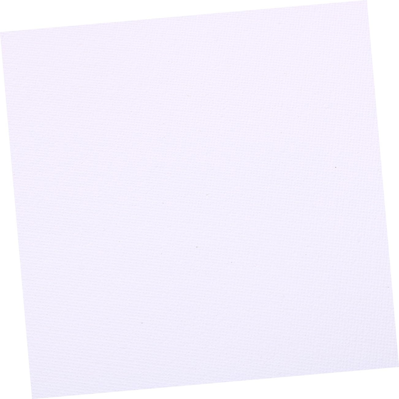 6 Toiles à Peindre Rondes en Toile de Coton Blanche 30 Cm pour Peinture à L'huile et Acrylique, Lot de 6 Pièces, Cadre Fixe, pour Peinture DIY et Loisirs Créatifs