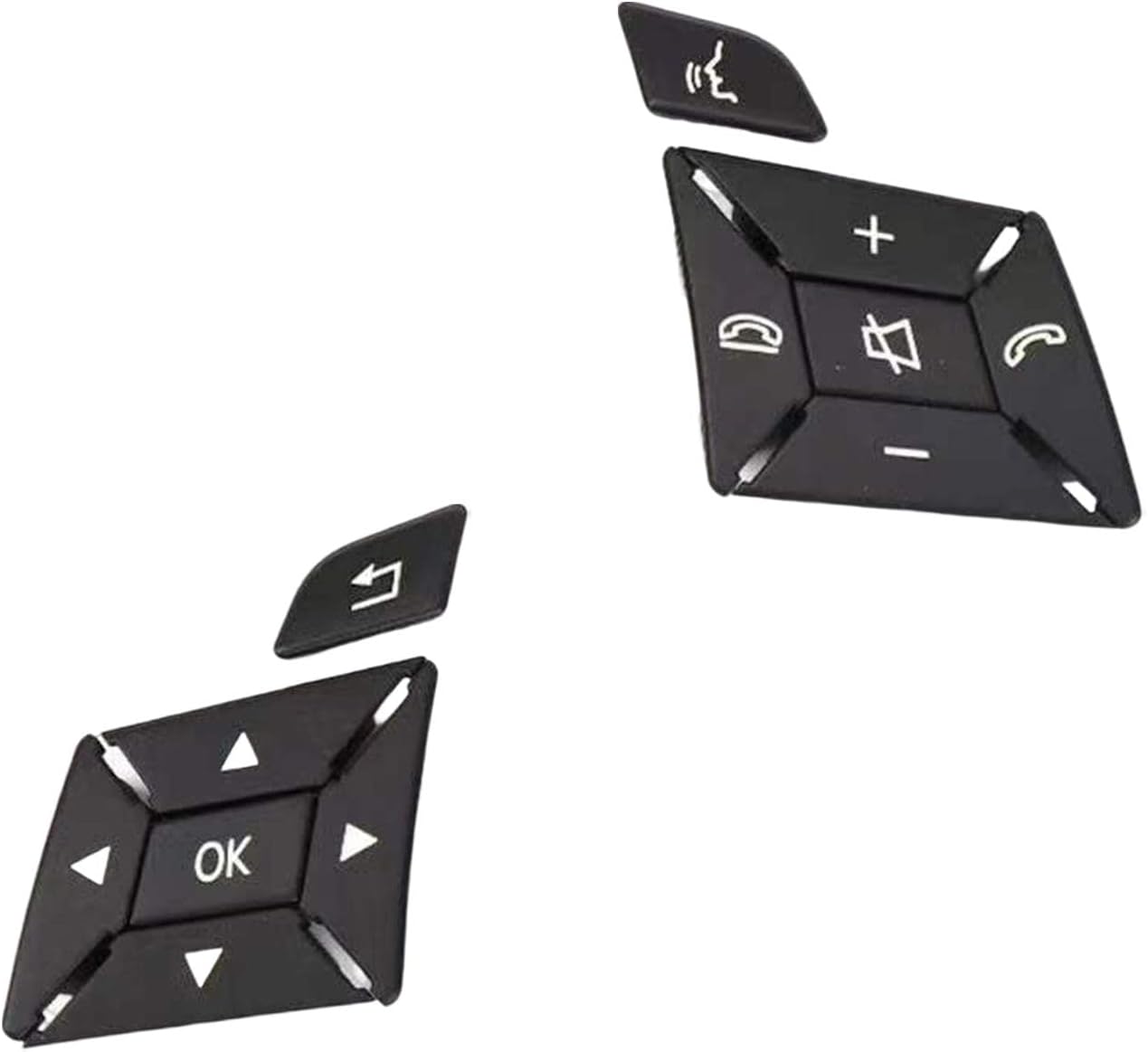 VISTORABlack Steering Wheel Control Menu Switch Button for Mercedes-Benz W212|Home & Garden