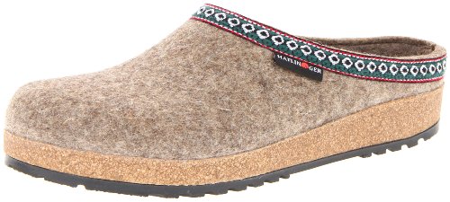 haflinger boiled wool clogs