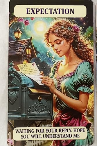 Image of BE Positive Current Feelings Tarot Card Deck Love Oracle Deck Romance Tarot Twin Flame Message Love Cards Partner Feelings