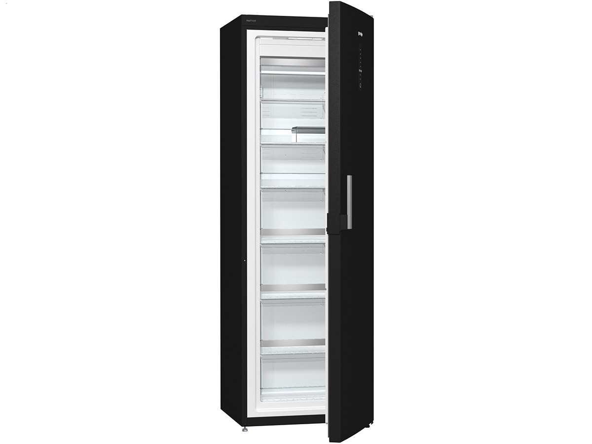 Gorenje FN 6192 PB Gefrierschrank / Energieklasse A++ / Höhe 185 cm / Gefrierteil 243 L / NoFrost / SuperFrost-Funktion / 6 herausziehbare Gefriergut-Schubfächer / LED TouchControl Display in der Tür